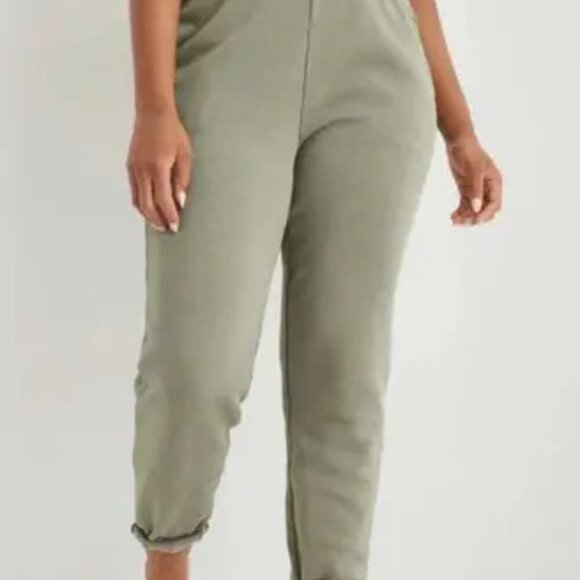 Aerie Green High Rise Sweatpants - Picture 1 of 6